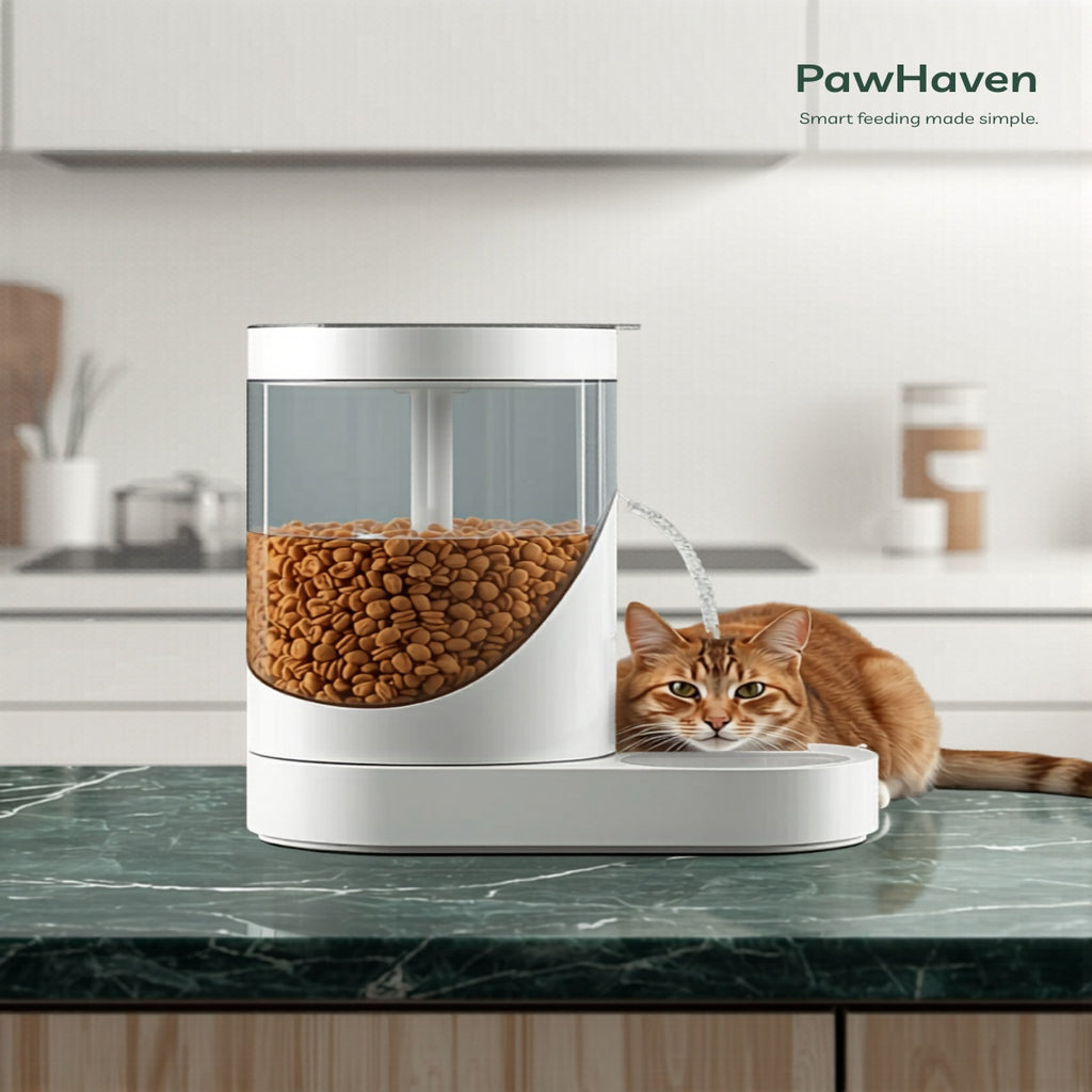 Pet Water and Food Dispenser - PawHaven