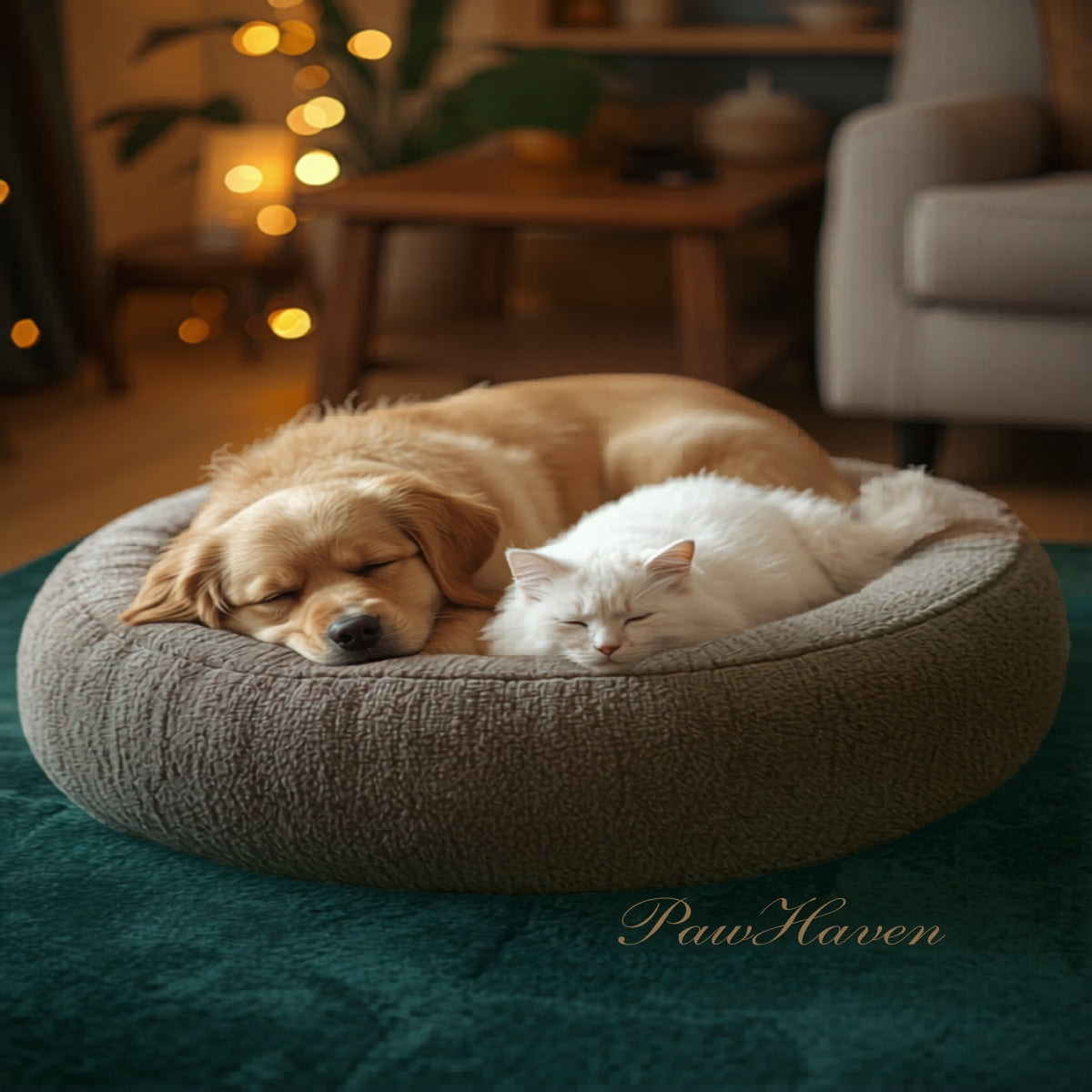 Plush Pet Bed - PawHaven Premium Collection