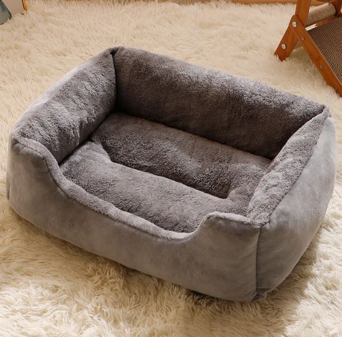 Thermal cat bed top view