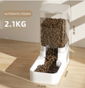 Pet feeder and water fountain combo