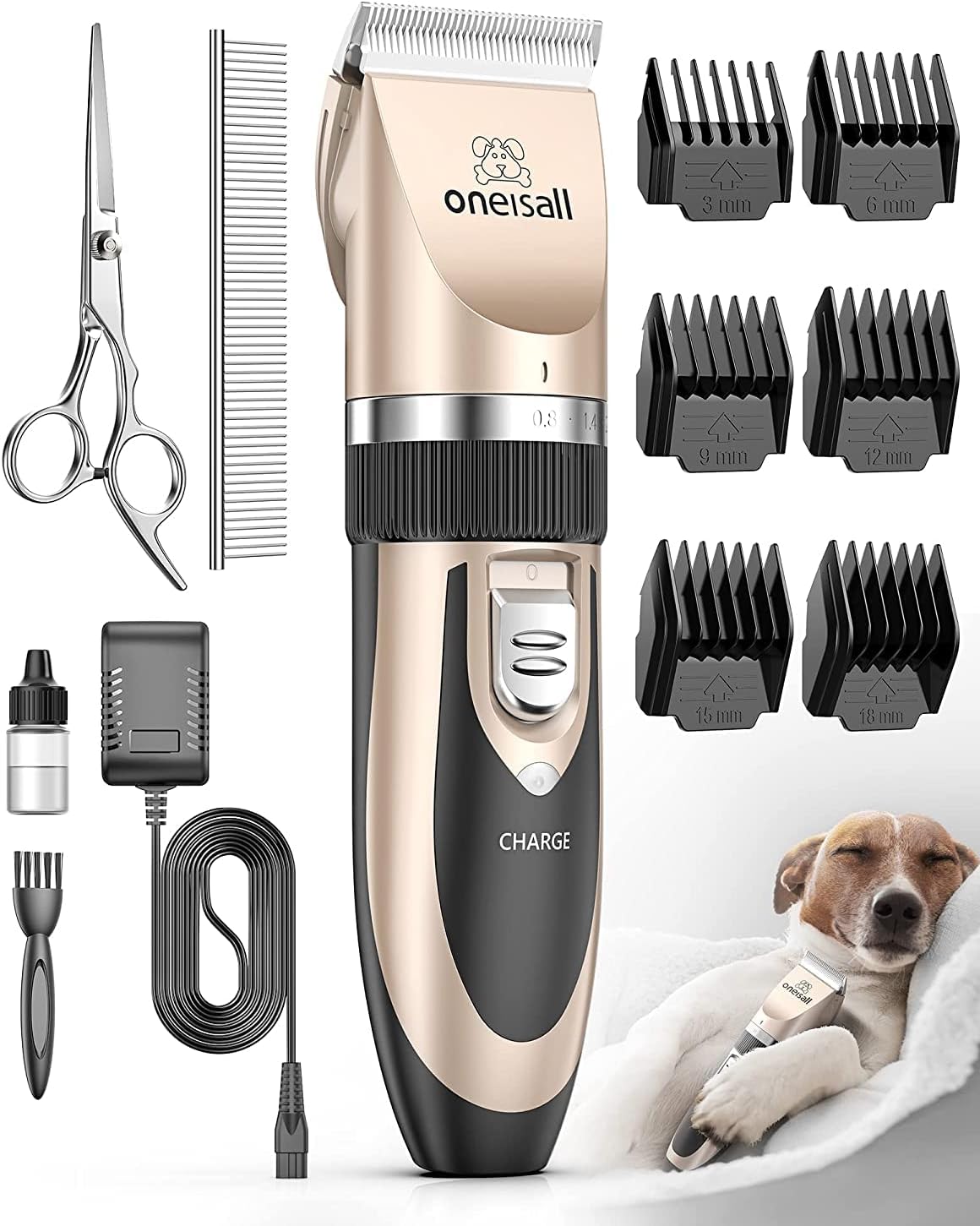 PawHaven 5-in-1 pet grooming vacuum kit complete set