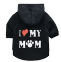 Dog wearing fleece sweater