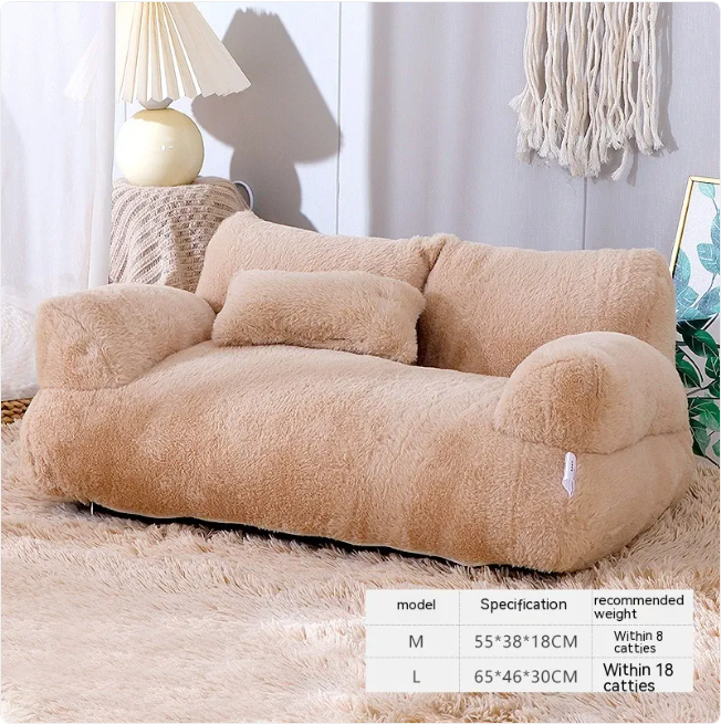 Dog resting on PawHaven Plush Pet Bed