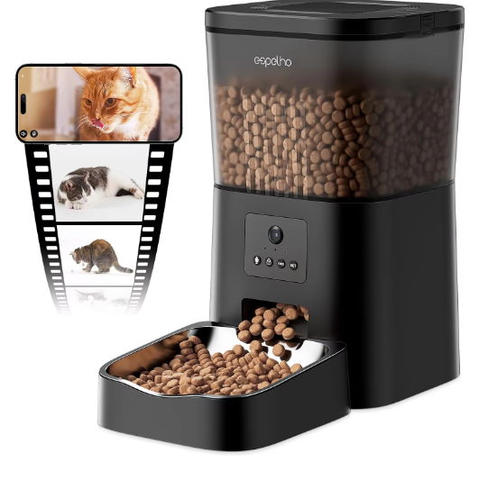 WiFi cat feeder app control