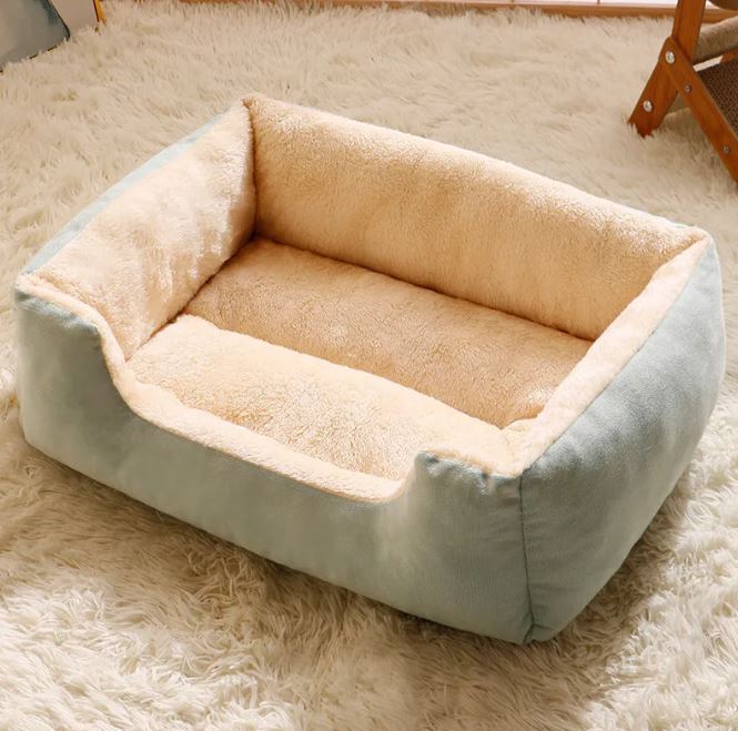 Cat bed soft fabric detail